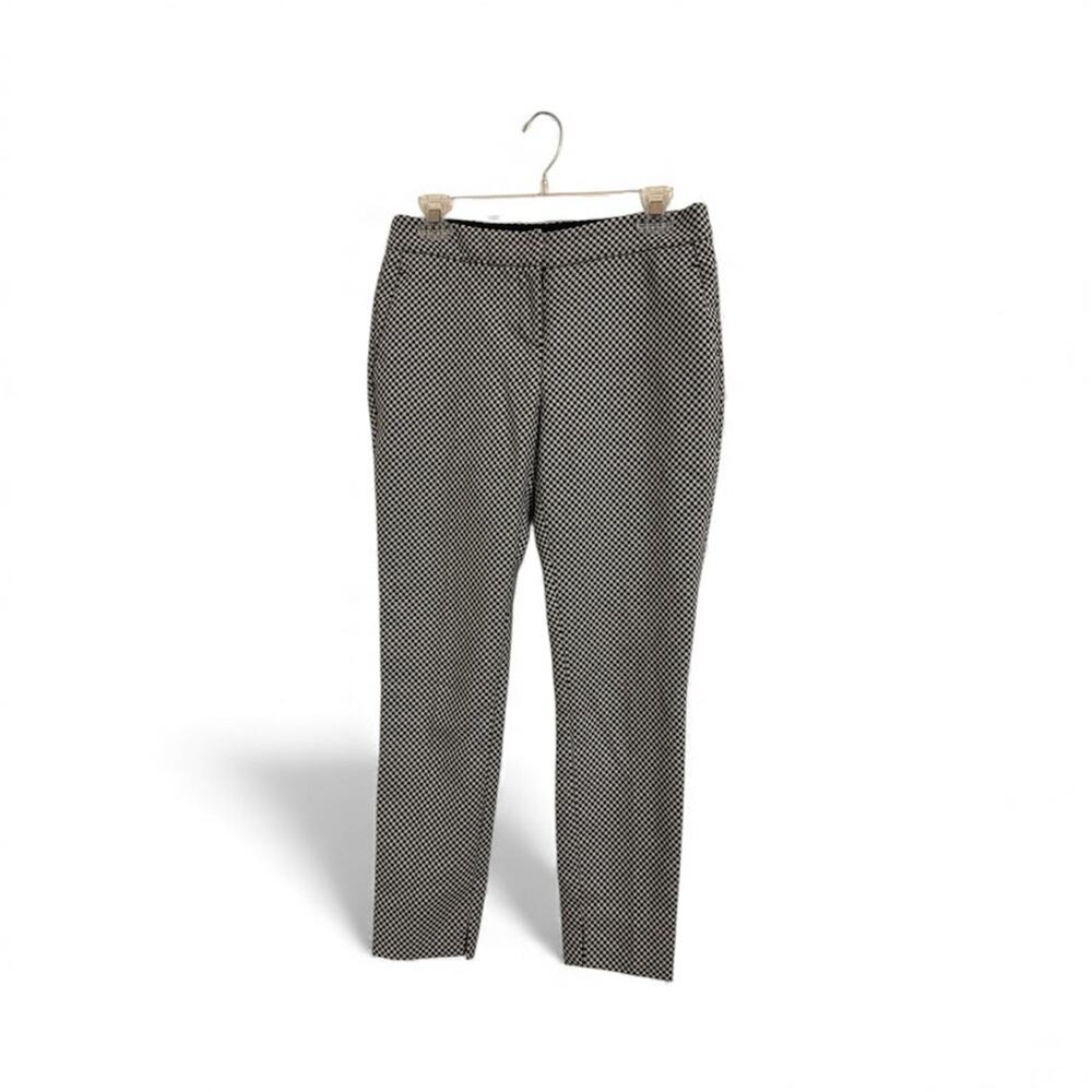 Dalia Collection Checkered Black and White Pants